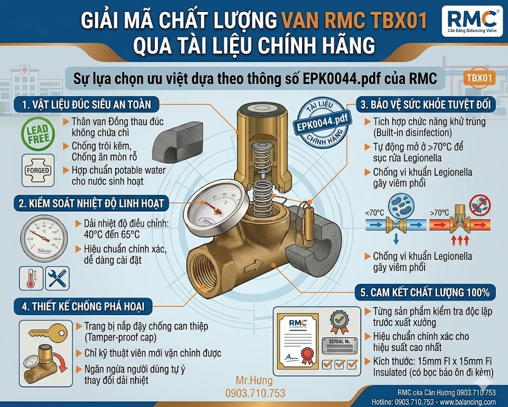 Mua Van Nhiệt Tự Động Tbx01 Rmc Dn15 Ở Đâu Uy Tín, Đầy Đủ Chứng Từ Co/Cq? 3 Image 3